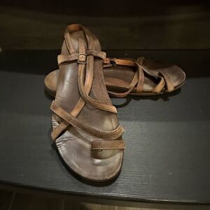 Chaco Brown Leather Sandals